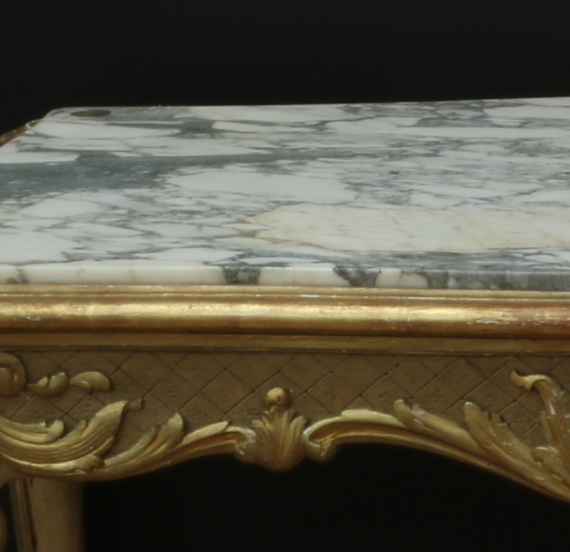 Gold Louis XV Console